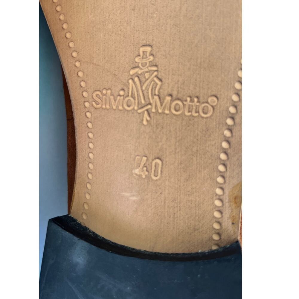 Fashinism Handmaded Men's Brown Soft Suede Shoes with Laces  Size 40 EU / 9.5 US - Picture 8 of 10